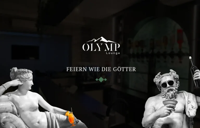 Webdesign für Olymp Lounge Bar – neue Website unter dem Motto "Feiern wie die Götter"